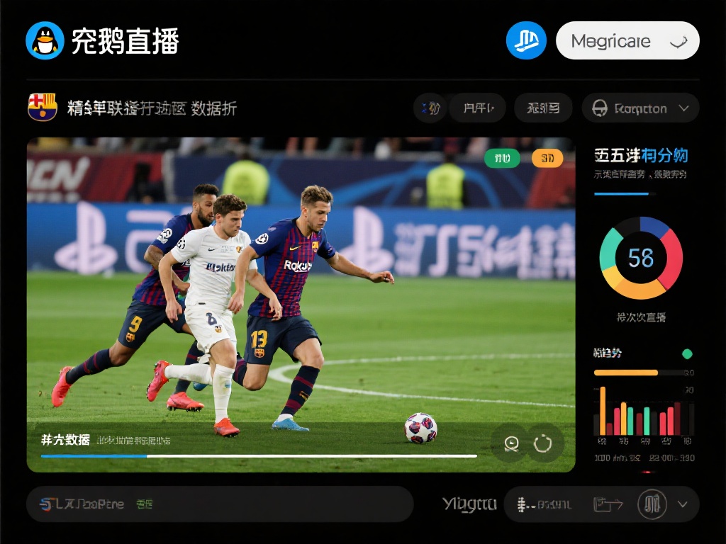 此外，企鹅直播还提供了比赛精华回放、球队
