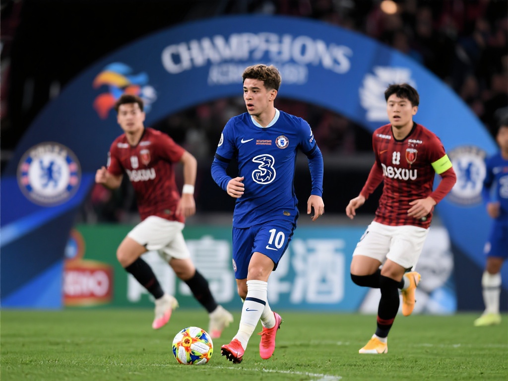 在这场备受关注的比赛中，切尔西的夺冠希望